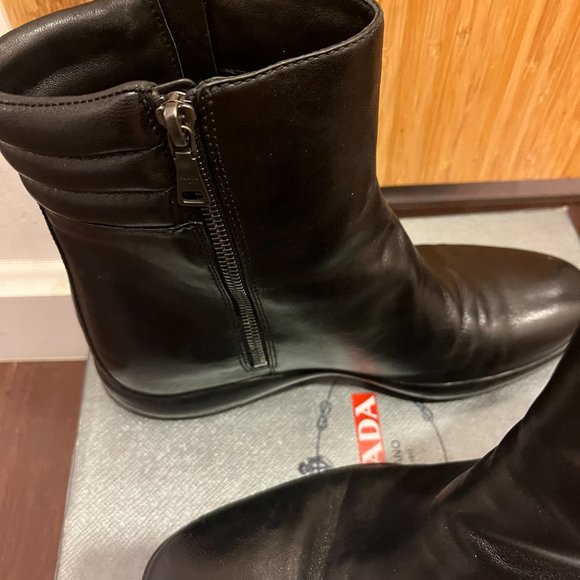 Prada Nappa Bootse Siz 39 Black - Picture 4 of 6